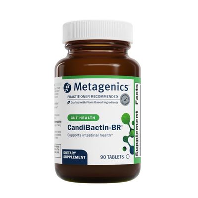 Metagenics CandiBactinBR - Concentrated Berberine for Intestinal Support* - 400 mg Berberine HCl per Serving with Oregon Grape & Coptis Root* - Supports Gut Health & Microbial Balance* - 90 Tablets