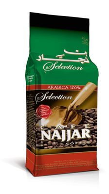 Caf Najjar, Turkish Coffee with Cardamom, 450 Gr, 100% Arabica Coffee Beans, Ground Coffee, Dark Roast, Lebanese Coffee, Arabic Coffee, Coffee Beverages, Works with Turkish Coffee Machine. (1)