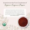 Starwest Botanicals Organic Cayenne Pepper Powder 90k HU - Adds Heat, Red Pepper Spice for Seasoning & Marinades, Derived from Capsaicin, Certified Kosher, Non-GMO - Bulk 1 lb Bag view 2