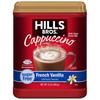 Hills Bros. Cappuccino Mix  Rich, Frothy Coffeehouse-Tasting Instant Drink Mix  Quick & Easy Preparation  Perfect for Hot & Iced Drinks & Creaming Coffee  Sugar-Free French Vanilla, 1 Pack of 12oz view 1