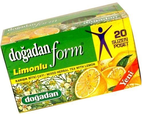 Form Mixed Herbal Tea with Lemon