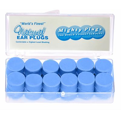 Mighty Plugs Pure Beeswax Earplugs  NRR 34 Noise Cancelling Ear Plugs for Sleeping, Snoring, Swimming & Loud Noise (12 Pairs)