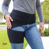 Hip Brace for Sciatica Pain Relief - Compression Wrap for Sciatic Nerve, Hamstring Pull, Hip Fler Strain, Groin Injury, Pulled Thigh - SI Belt - Sacroiliac Joint Support Stabilizer for Men, Women view 4