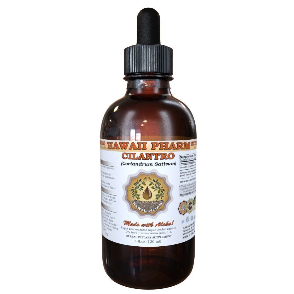 Hawaii Pharm Cilantro (Coriandrum Sativum) Liquid Extract 2 oz