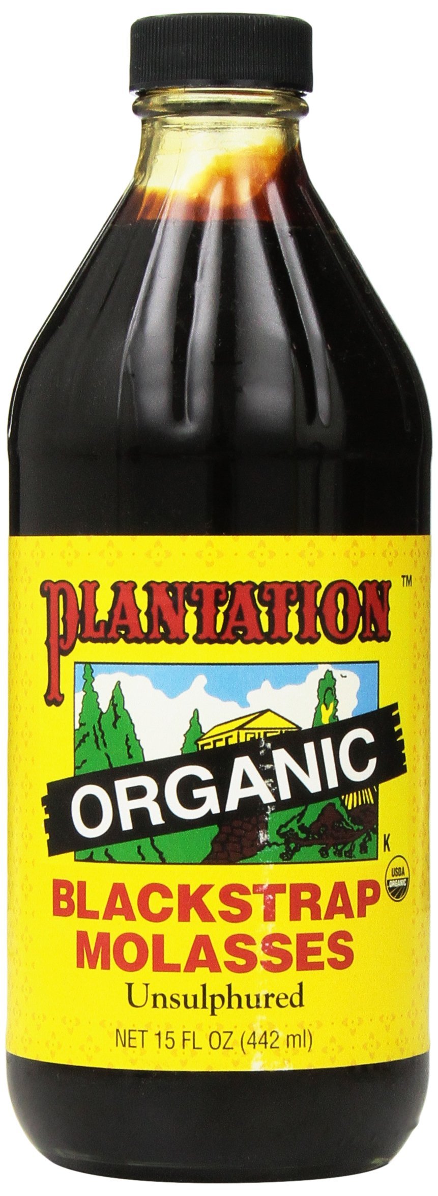 Molasses, Blackstrap, Unsulfured, Organic, 15 oz