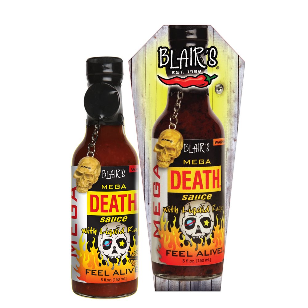 Blair's Mega Death Hot Sauce, 5 Oz with Habanero and Cayenne