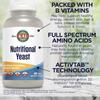 KAL Nutritional Yeast Supplement, Fortified w/ B12, Biotin, Folic Acid, Other B Vitamins, Naturally Occurring Amino Acids, Healthy Hair, Skin & Energy Support, Vegan, Gluten Free, 83 Serv, 500 Tablets view 4