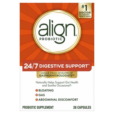 Align Probiotic, Probiotics for Women and Men, Daily Probiotic Supplement for Digestive Health*, #1 Recommended Probiotic by Doctors and Gastroenterologists, 28 Capsules