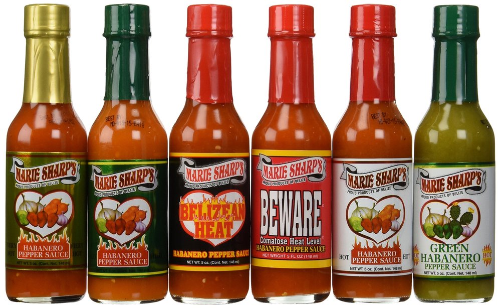Marie Sharp's Hot Sauce 6 Pack Variety Set