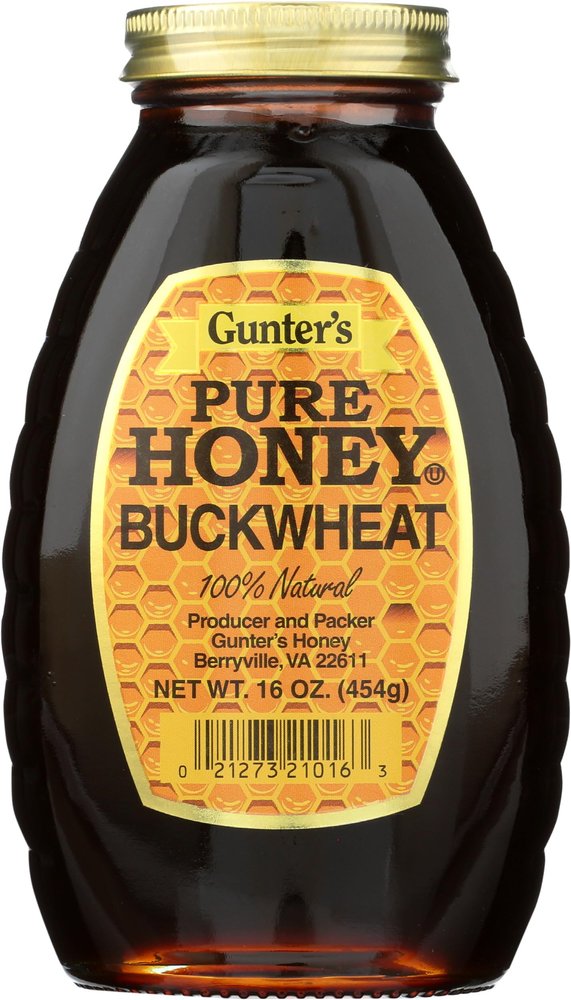 Gunter's Pure Buckwheat Honey, Buckwheat, 16 Ounce