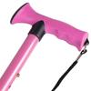 Overmold Ergonomic Folding Walking Cane (Light Pink) by HARVY view 3