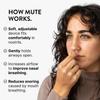 Rhinomed Mute Nasal Dilator Snoring Solution | Starter Pack | Snore Less & Sleep Better | Nasal Strip Alternative | Comfortable Breathing Aids for Better Sleep & Improved Airflow view 4