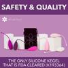 Kegel Exercise System - Pelvic Floor Exercises - Set of 6 Premium Silicone Kegel Exercise Weights & Control with Training Kit for Women: Beginners & Advanced view 3