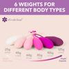 Kegel Exercise System - Pelvic Floor Exercises - Set of 6 Premium Silicone Kegel Exercise Weights & Control with Training Kit for Women: Beginners & Advanced view 4