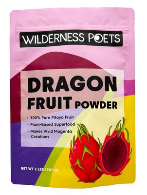 Wilderness Poets Freeze Dried Dragon Fruit Powder - Pink Pitahaya (32 Ounce)