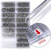 JANYUN Upgrade Version Eyeglass Repair Kit,1500 Pcs More Complete Glasses Screws Kit and Nose Pads with 6 Pcs Screwdrivers and 3 Pcs Tools for Glasses, Eyeglasses and Sunglasses Repair view 3