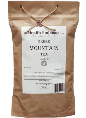 Health Embassy Greek Mountain Tea | Sideritis Scardica | Herbal Tea (50g)