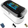 mibest OLED Finger Pulse Oximeter, O2 Meter, Dual Color White/Black view 1