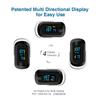 mibest OLED Finger Pulse Oximeter, O2 Meter, Dual Color White/Black view 3