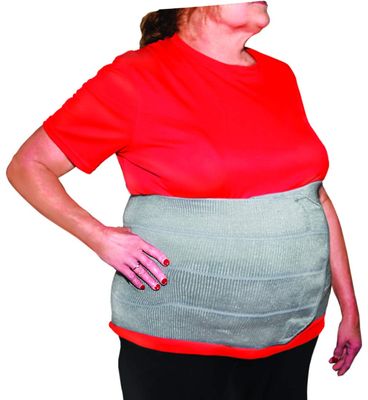 StrictlyStability 3XL Plus Size Bariatric Abdominal Binder | Hernia Support | Post Surgery Tummy & Waist Compression Wrap | Obesity Girdle Belt for Big Men & Women (3XL)