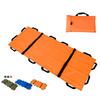 Jeamive Oxford Folding Stretcher with 12 Handles Waterproof Foldable Emergency Rescue Back Stretcher with Storage Bags for Hospital,Clinic, Home,Sports venues,Ambulance (Orange) view 1