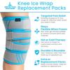 Arctic Flex Gel Replacement Packs - Ice Packs Reusable for Knee Ice Brace - Hot and Cold Gel Pack for Injuries, Pain Relief, Swelling - Flexible Therapy Compression Wrap - Athletic, Women, Men view 2