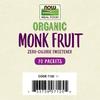 NOW Foods Monk Fruit Organic, 70 Packet view 3