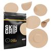 Skin Grip Freestyle Libre 2 Sensor Covers & Lingo CGM  Waterproof and Sweatproof Adhesive for 10-15 Days, Pre-Cut Medical Tape, Continuous Glucose Monitor Patch  20 Pack, Tan view 1