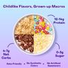 Magic Spoon Cereal - High Protein Cereals - Sugar Free Snacks & Breakfast Food - Grain & Gluten Free Cereal - Low Carb & Keto Friendly - 4 Pack Variety: Fruity, Cocoa, Classic Marshmallow, Peanut Butter view 3