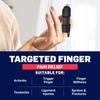 Doctor Developed Finger Splint & Handbook - Trigger Finger, Arthritis, RSI - Fits Ring, Index, Pinky & Middle - 2 sizes (Black, L/XL) view 2