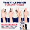 Doctor Developed Finger Splint & Handbook - Trigger Finger, Arthritis, RSI - Fits Ring, Index, Pinky & Middle - 2 sizes (Black, L/XL) view 4