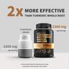 4-in-1 Turmeric and Garlic Supplements with BioPerine  2360mg Turmeric Ginger Root Capsules with Garlic  High Potency Herbal Blend (120 ct) view 2