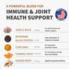 4-in-1 Turmeric and Garlic Supplements with BioPerine  2360mg Turmeric Ginger Root Capsules with Garlic  High Potency Herbal Blend (120 ct) view 3