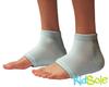 KidSole RX Gel Sports Sock for Kids with Heel Sensitivity from Severs Disease, Plantar Fasciitis. US Kid's Sizes 2-7 (Blue) view 3