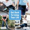 Bodymate Hip Brace for Sciatica Pain Relief - Supporting Belts, SI Belt/Sacroiliac Belt, Compression Wrap for Hip, Thigh, Hamstring, Muscles - For Men, Women (Large, Hip less than 44 inches) view 4