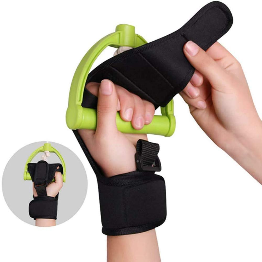 Enshey Rehabilitation Training Gloves Finger Splint Brace Ability Finger Gloves Brace Elderly Fist Stroke Hemiplegia Finger Anti-Spasticity Rehabilitation Auxiliary Training Gloves
