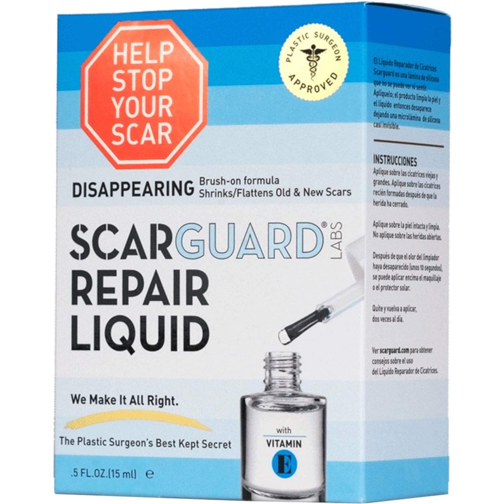 Scarguard Repair Liquid with Vitamin E 0.5 oz (Pack of 3) - Packaging may vary