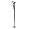 HurryCane Freedom Edition Foldable Walking Cane With T Handle - Enhanced Mobility Support - Patented SteadiGrip Base - Adjustable Height - Lightweight Foldable Design - Black view 1
