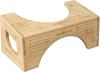 Squatty Potty The Original Toilet Stool - Bamboo Flip, 7" and 9" Adjustable Heights, Brown - Improve Bathroom Posture and Comfort view 4