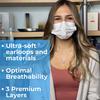 Litepak 125-Pack Disposable Face Mask Premium Comfort Earloops with Dispenser Box view 2