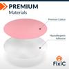 Fixi Adhesive Patches 25 Pack 3 1/2"  Good for Libre 1, 2, 3 & Plus  G7 & Stelo  Guardian  Waterproof Adhesive Patches  Libre Adhesive Covers  Pre-Cut  Best Fixation for Your Sensor! (Pink) view 2
