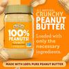 Crazy Richard's 100% All-Natural Crunchy Vegan Peanut Butter with No Added Sugar and Non-GMO (16 Ounce, Pack of 6) view 3