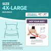 BraceAbility Plus Size 4XL Bariatric Back Brace - XXXXL Big and Tall Lumbar Support Girdle for Obesity Lower Back Pain in Extra Large, Heavy or Overweight Men and Women (Fits 61"-67") view 2
