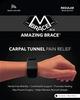 M BRACE RCA Carpal Tunnel Wrist Pain Relief (Regular, Black) view 2