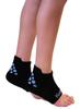 KidSole RX Gel Sports Sock for Kids with Heel Sensitivity from Severs Disease, Plantar Fasciitis (Kid's 2-7, Black) view 4