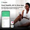 FitTrack Dara Smart BMI Digital Scale - Measure Weight and Body Fat - Most Accurate Bluetooth Glass Bathroom Scale (White) view 4