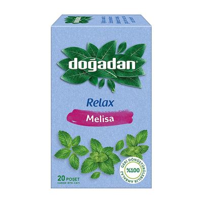 Dogadan Natural Lemon Balm (Melissa) Tea - 20 Tea Bags