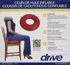 Drive Medical Inflatable Rubber Cushion, Red view 3