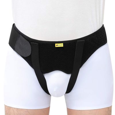 Tenbon Inguinal Hernia Belt for Men & Women - Adjustable Bilateral/Double Inguinal, Groin Hernia Support Truss for Pre & Post Surgery with 2 Removable Pads, Breathable & Discreet Wear Under Clothes (X-Large)